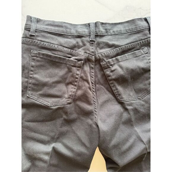 Gloria Vanderbilt Amanda straight leg women's size 10 short missy black jean den - Picture 5 of 7